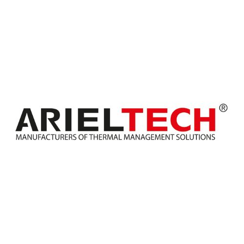 an image of arieltech's logo in a white background