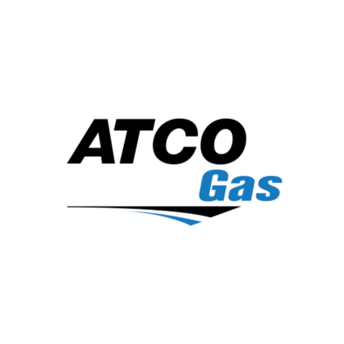 an image of atco gas' logo in a white background