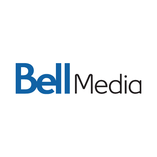 an image of bell media's logo in a white background