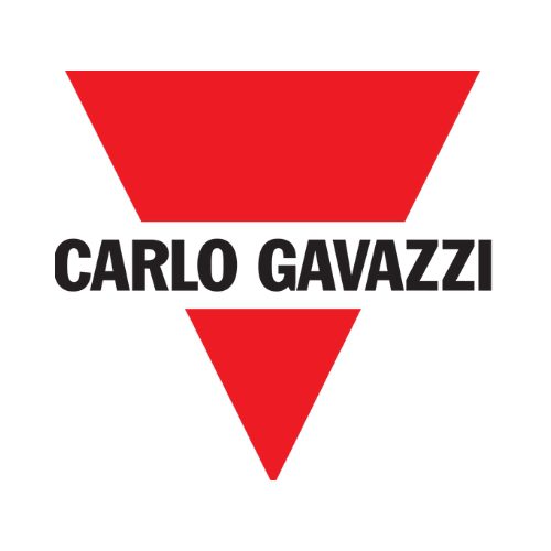 an image of carlo gavazzi's logo in a white background