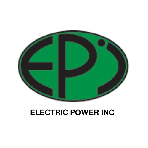 an image of electric power's logo in a white background