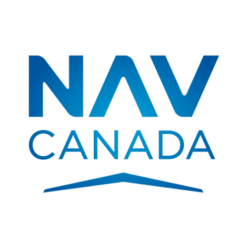 an image of nav canada's logo in a white background