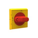 OHYS2PJ - ABB | Selector Handle, Plastic, Red/Yellow