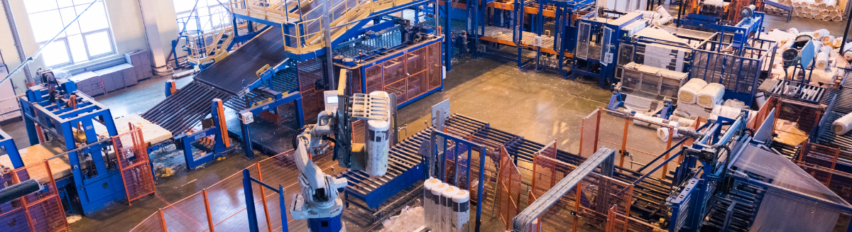 Industrial Manufacturing Plant Banner