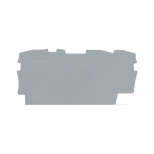 2002-1391-WAGO | End and intermediate plate; 0.8 mm thick; gray