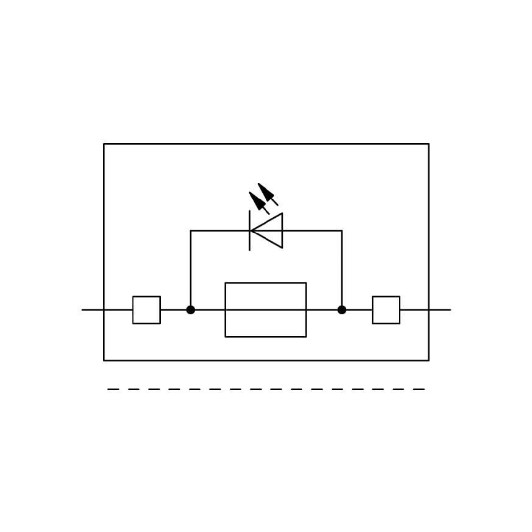 2002-1611/1000-836-WAGO | 2-conductor fuse terminal block; with pivoting fuse holder; with end plate; for 5 x 20 mm miniature metric fuse; with blown fuse indication by LED; 230 V; for DIN-rail 35 x 15 and 35 x 7.5; 2.5 mm²; Push-in CAGE CLAMP®; 2,50 mm²; gray - Image 3