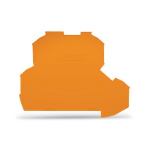2002-2292-WAGO | End and intermediate plate; 0.8 mm thick; orange
