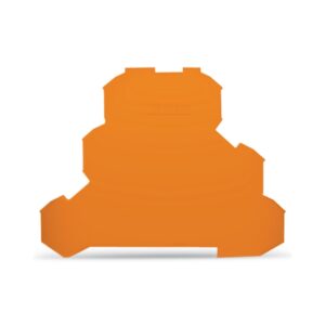 2002-3292-WAGO | End and intermediate plate; 0.8 mm thick; orange