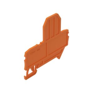 2002-992-WAGO | End plate for fuse terminal blocks; 2 mm thick; orange