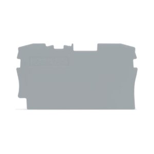 2004-1291-WAGO | End and intermediate plate; 1 mm thick; gray