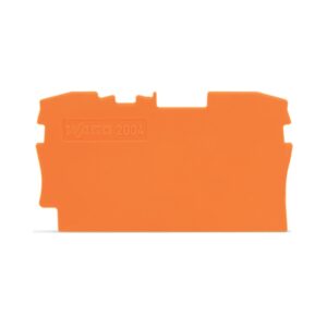 2004-1292-WAGO | End and intermediate plate; 1 mm thick; orange