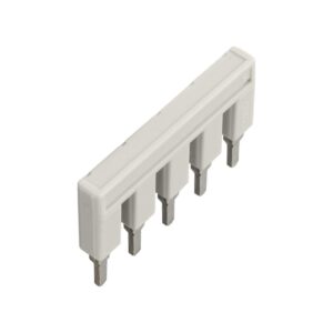 2004-405-WAGO | Push-in type jumper bar; insulated; 5-way; Nominal current 32 A; light gray