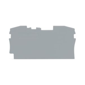 2006-1291-WAGO | End and intermediate plate; 1 mm thick; gray