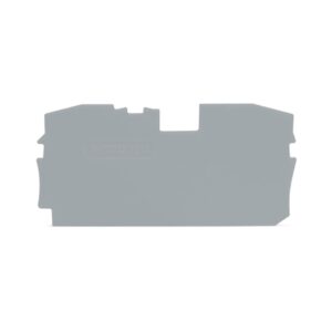 2010-1291-WAGO | End and intermediate plate; 1 mm thick; gray