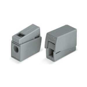 224-101-WAGO | PUSHWIRE® Inline Connector; Gray; Box of 100 pieces