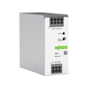 2587-2147-WAGO | Switched-mode power supply; Base; 1-phase; 24 VDC output voltage; 20 A output current; DC-OK LED