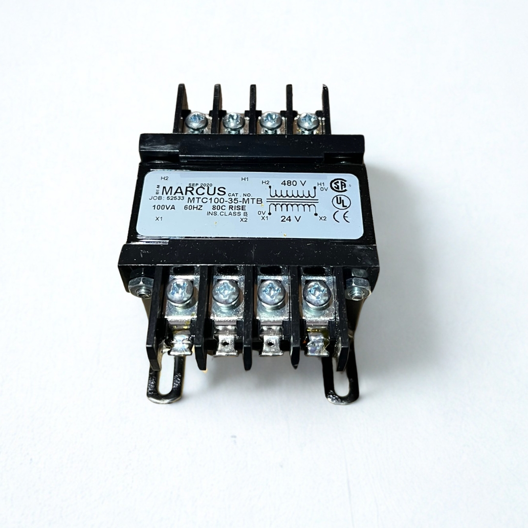 MTC100-35-MTB - Marcus Transformers | 100VA 480V-24V Control Transformer