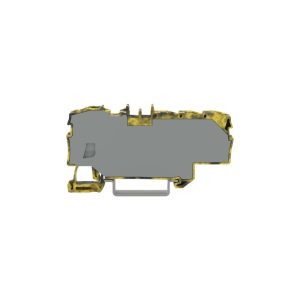 2006-8031/000-053 | Distribution terminal block with operating slots 1 x 6 mm² / 6 x 1.5 mm², dark gray-yellow