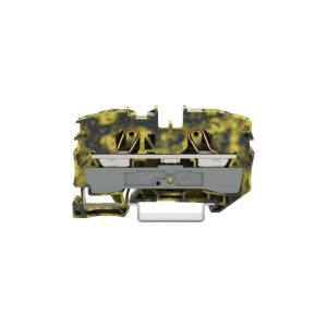 2016-1201/000-053 | 2-conductor through terminal block 16 mm², dark gray-yellow