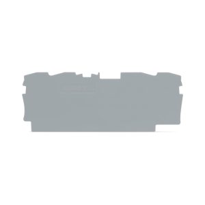 2004-1491  - WAGO | End and intermediate plate; 1 mm thick; gray