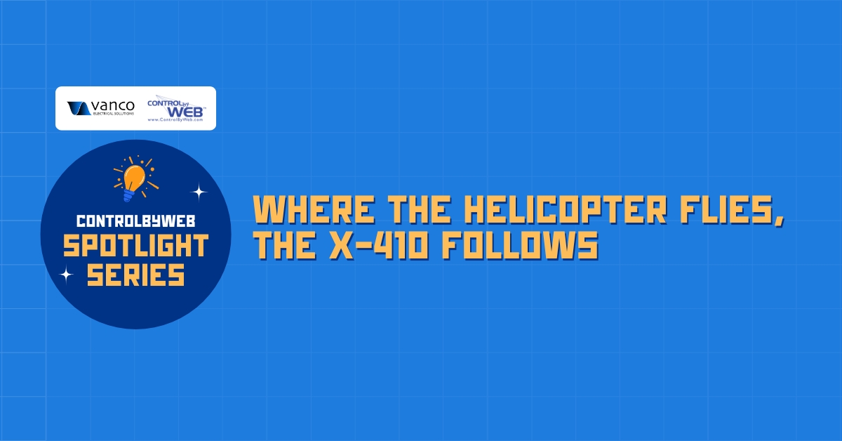 where the helicopter flies, the x-410 follows
