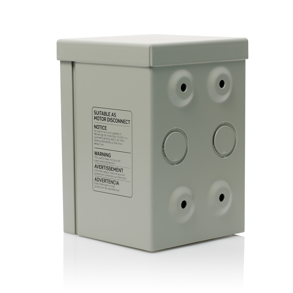 N3303-DS - Leviton | Three-Pole AC Manual Motor Controller - Image 3