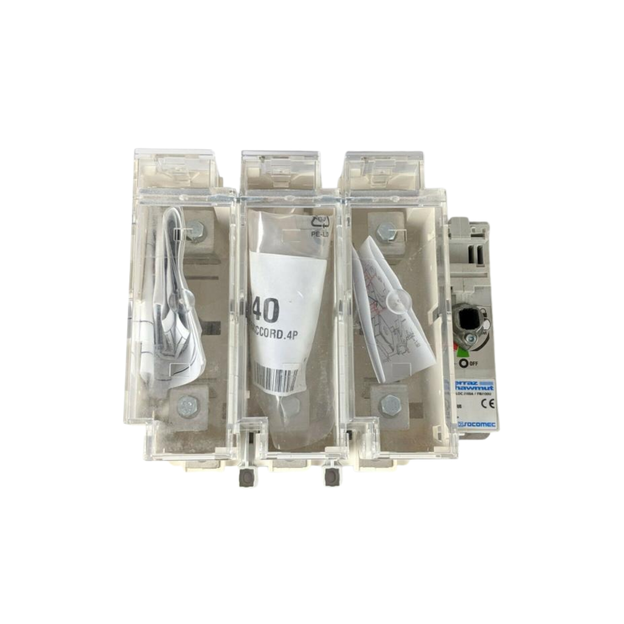 FBJ100U - Mersen | FUSERBLOC 100A J 3 POLE UNIVER