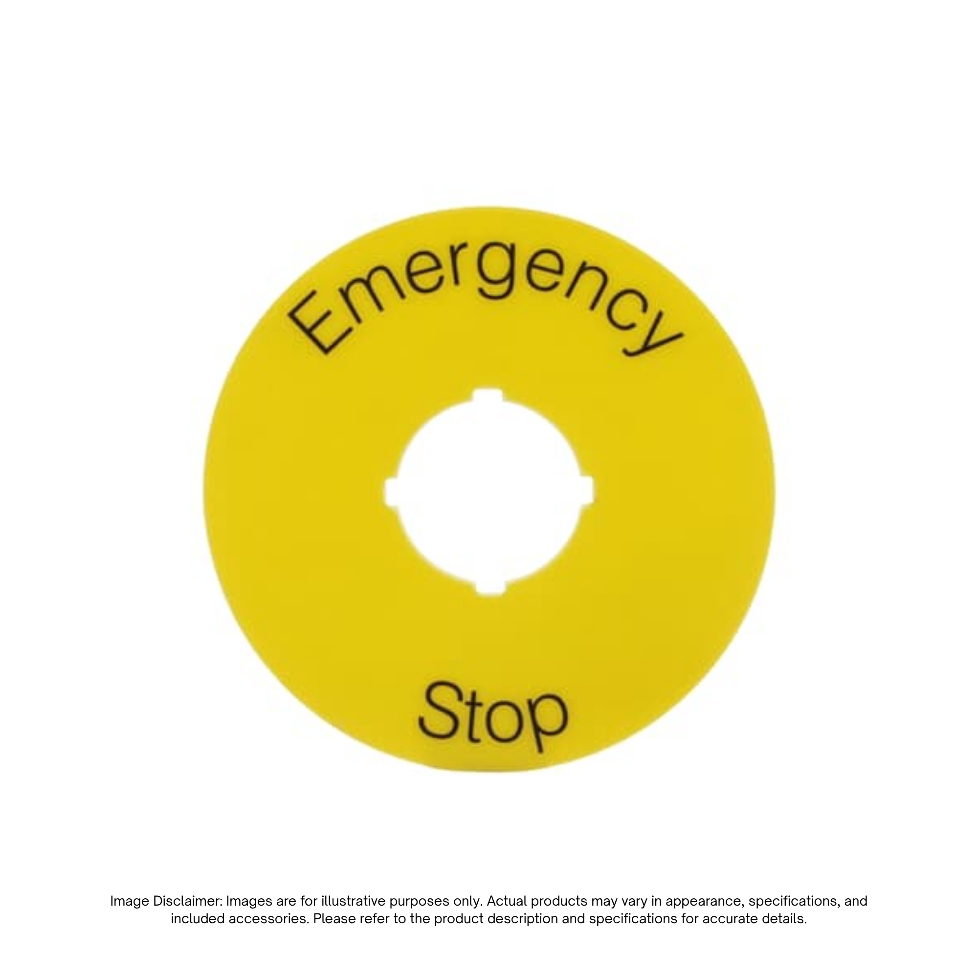 1SFA616915R1005 - ABB | E-STOP LEGEND PLATE, EMERGENCY STOP