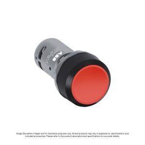 CP1-10R-01 - ABB | "COMPACT FLUSH PB MOM. RED, 1NC"