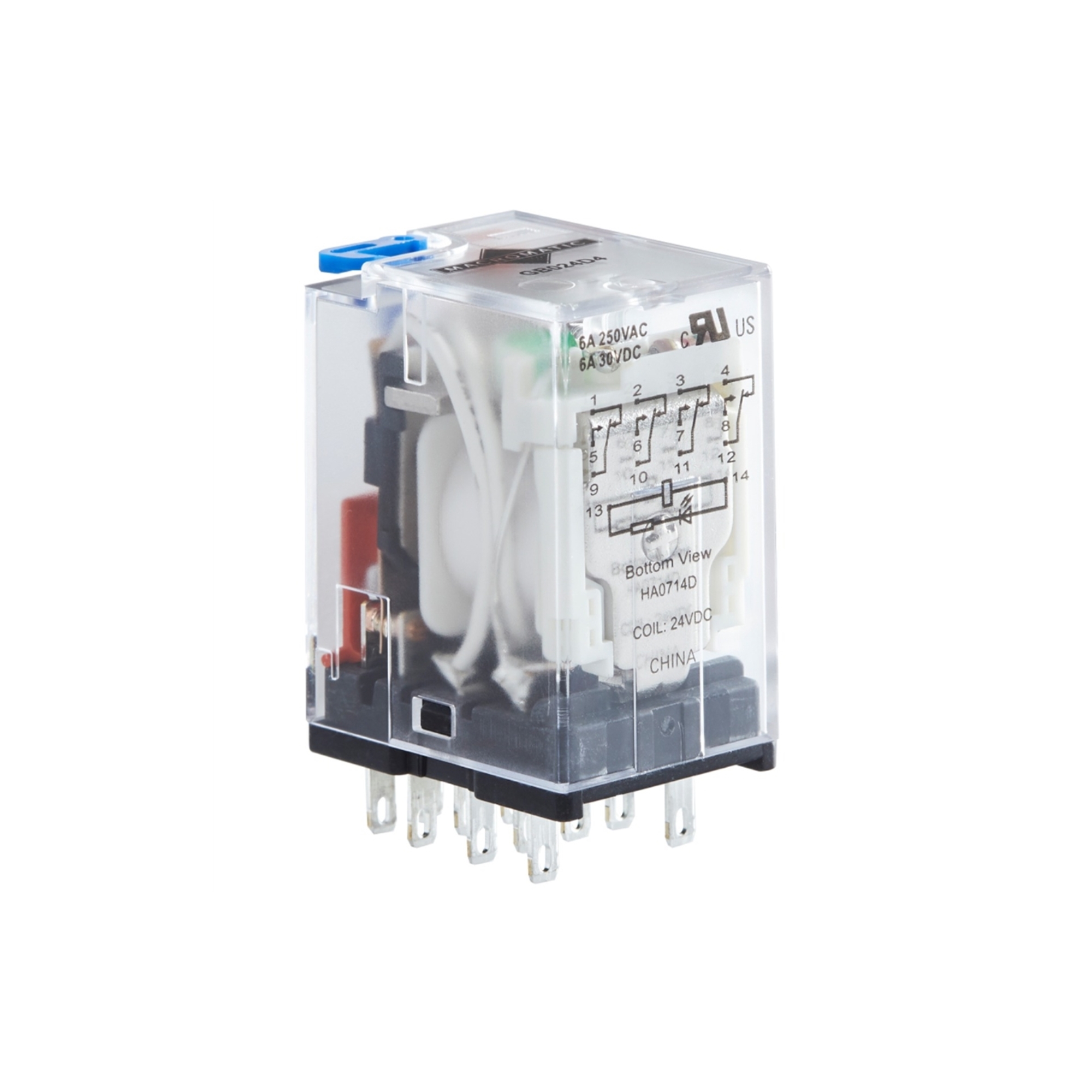 GB024D4 - Macromatic | General Purpose Blade Style Relay, 24V D