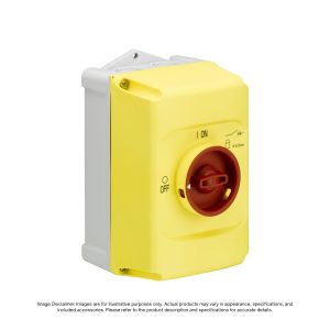 IB132-Y - ABB | "ENCLOSURE, RED/YE, IP65, 3X LOCKAB"