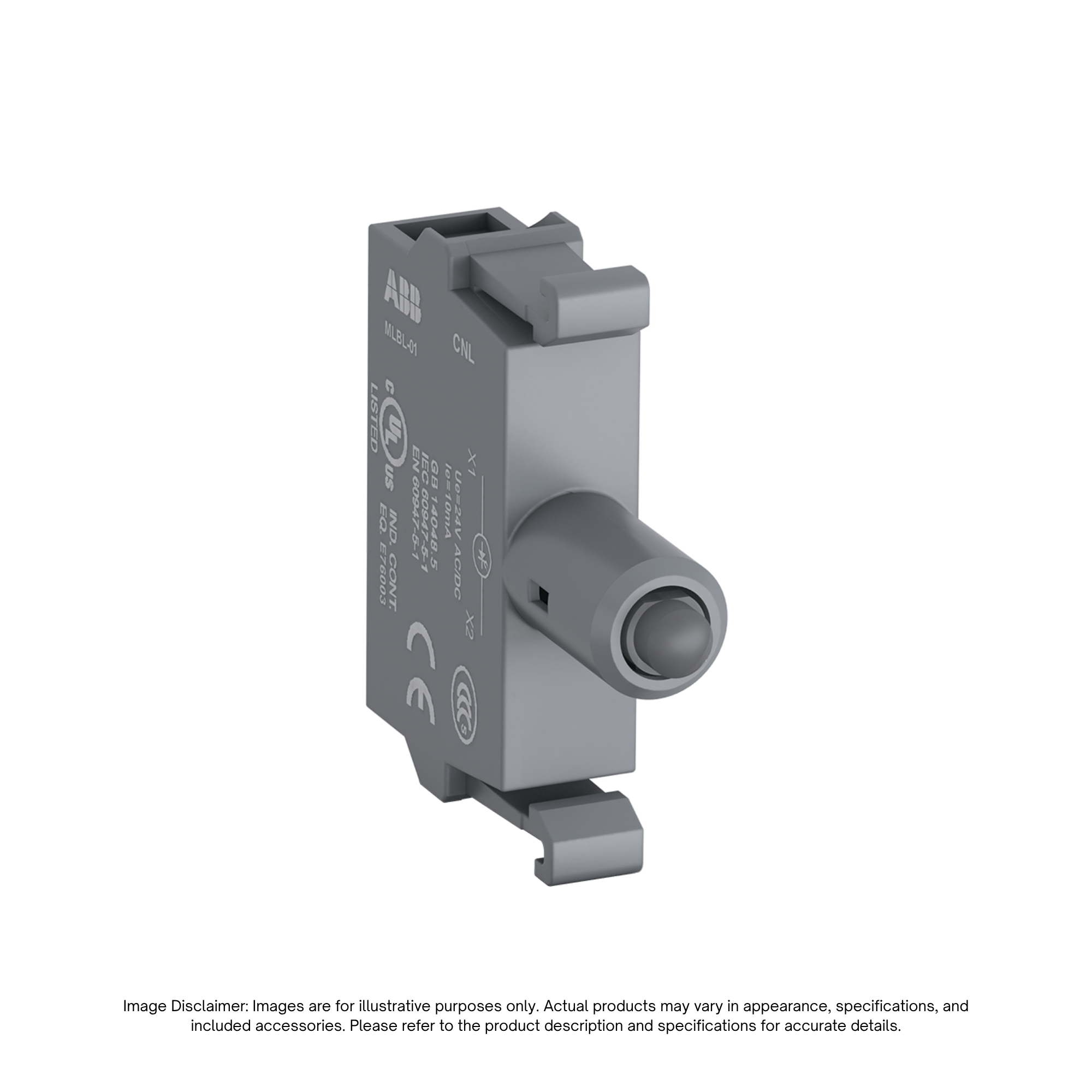 MLBL-01G - ABB | "LAMP BLOCK, GREEN, LED, 24V"