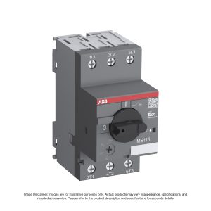 MS116-1.6 - ABB | MAN. MOTOR PROTEC,1-1.6A,3/4HP/600V,5KA