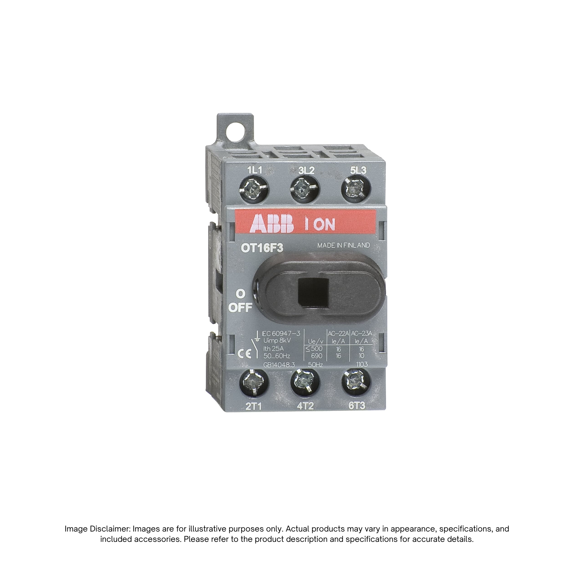 OT16F3P - ABB | NF DISC. SW. 20A C/W PISTOL + SHAFT