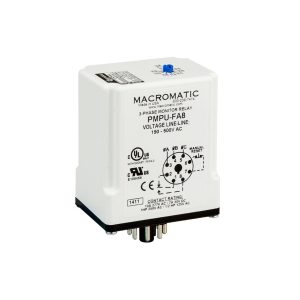 PMPU-FA8 - Macromatic | 3-phase monitor relay, 190-500 VAC, 8 pi